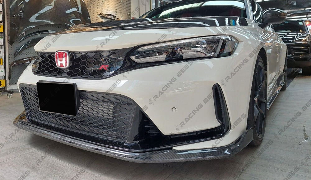 2022+ Honda Civic FL5 Type-R A Style Front Bumper Lip (Carbon Fiber)