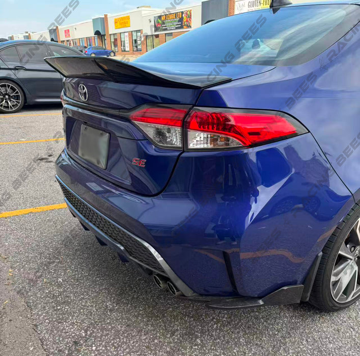 2020-2024 Toyota Corolla Sedan R Style Trunk Spoiler (Black)
