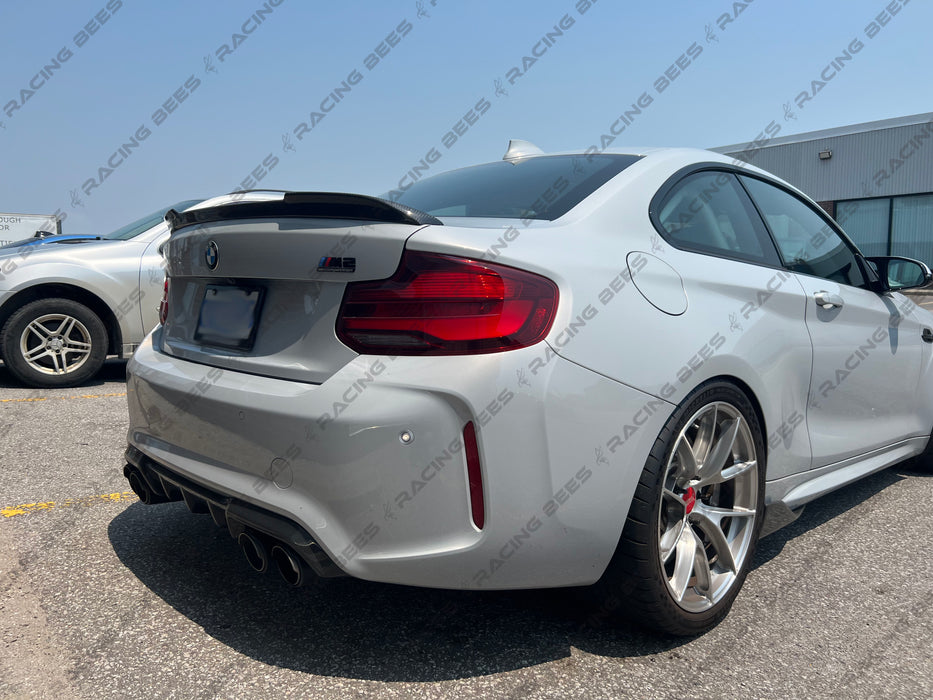 2014-2018 BMW F22/F87 2 Series Trunk Spoiler CS Style (Carbon Fiber)