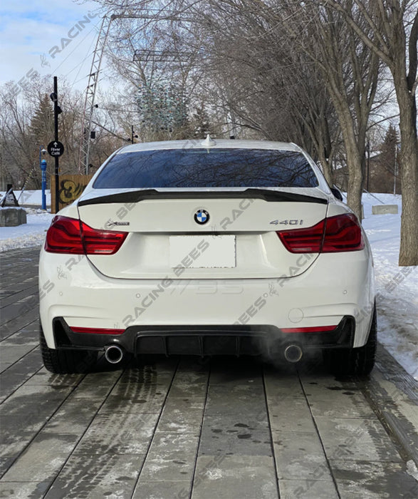 2014-2018 BMW F32 4 Series Trunk Spoiler M4 Style (Carbon Fiber)