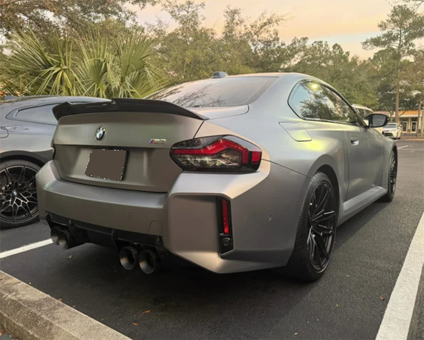 2022+ BMW G42 M240I G87 M2 Trunk Spoiler PSM Style (Carbon Fiber)