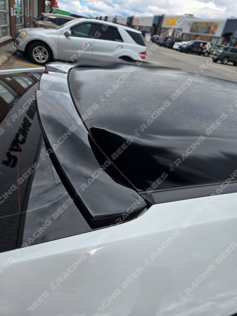 2016-2021 Honda Civic Sedan V Style Rear Roof Spoiler (Black)