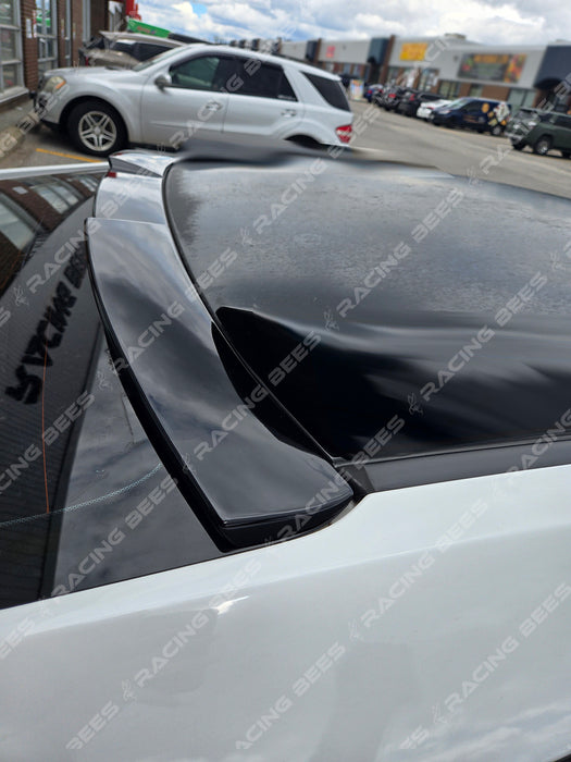 2016-2021 Honda Civic Sedan V Style Rear Roof Spoiler (Black)
