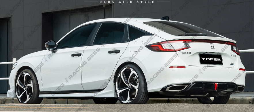 thumbnail image 2 of Side Skirts For 22-26 Honda Civic Sedan Hatchback RS Style Gloss Black Side Honda Civic Hatchback Cars And Trucks 2 of 9