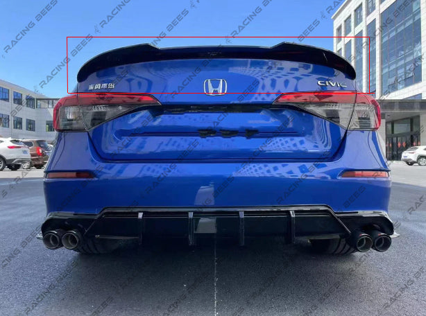 2022+ Honda Civic Sedan COM Style Trunk Spoiler (Black)