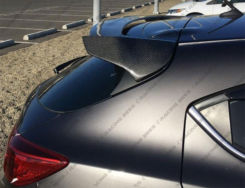 2014-2018 Mazda 3 Hatchback H Style Trunk Spoiler (Carbon Fiber)
