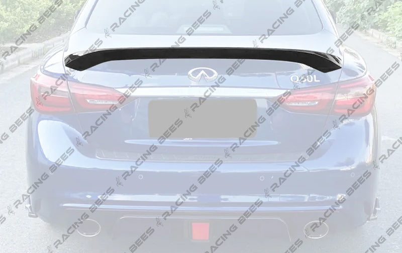 2014-2023 Infiniti Q50 AS Style Trunk Spoiler (Black)