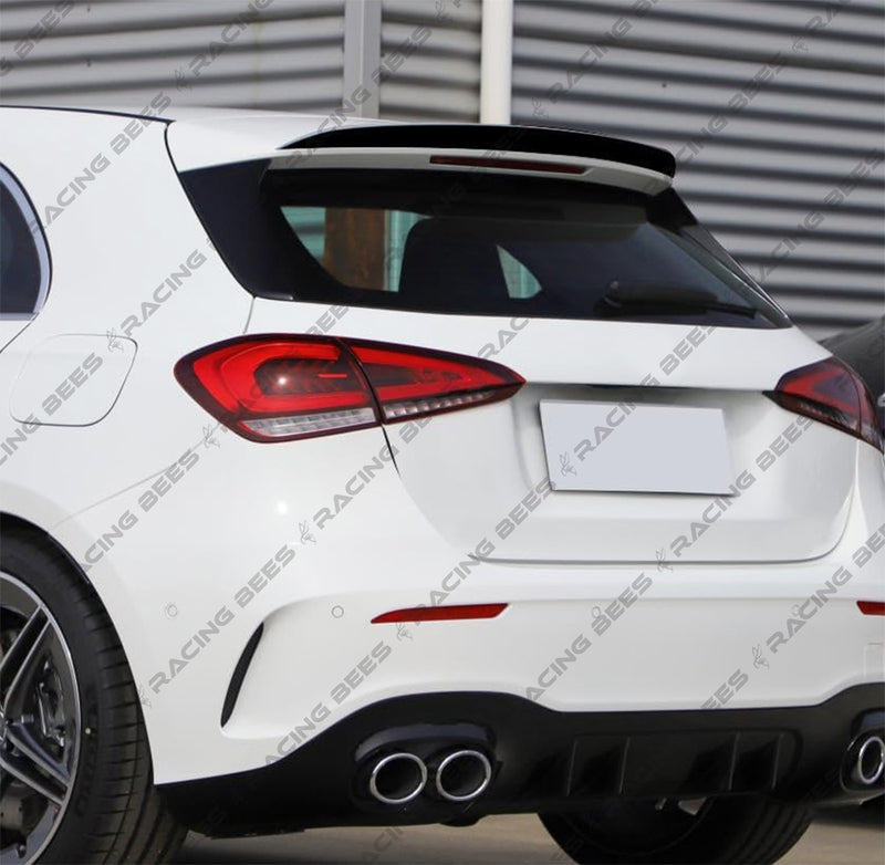 2019+ Mercedes-Benz A Class 5Door Hatchback AMG Style Roof Spoiler (Black)