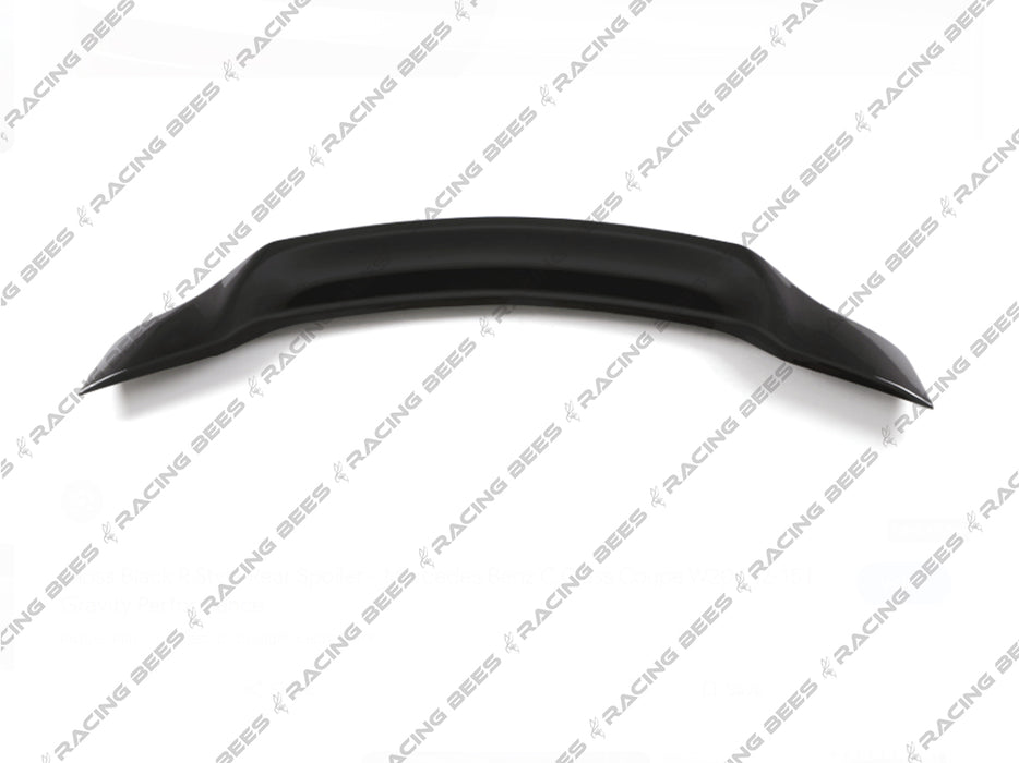2008-2014 Mercedes-Benz C Class Coupe R Style Trunk Spoiler (Black)