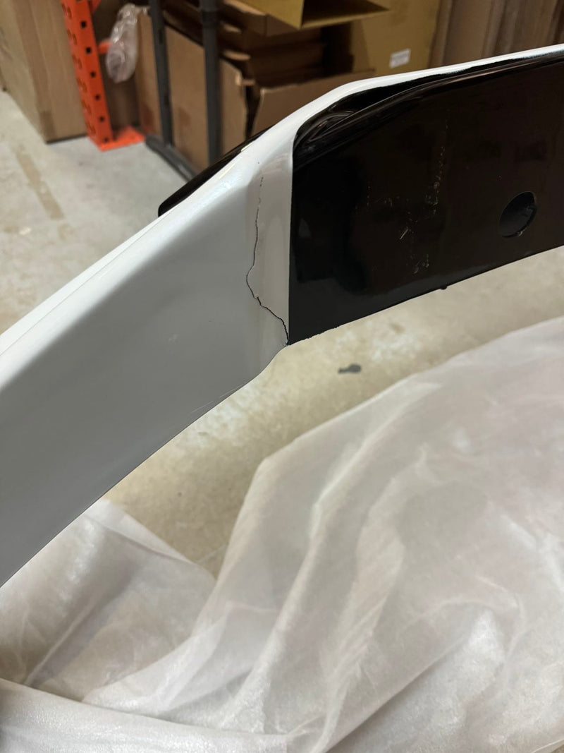 Defect/Damaged 2022-2024 Honda Civic Sedan Yofer Front Bumper Lip (WHITE)