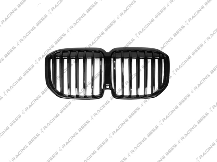 2024+ BMW G07 X7 M Style Gloss Black Kidney Grilles