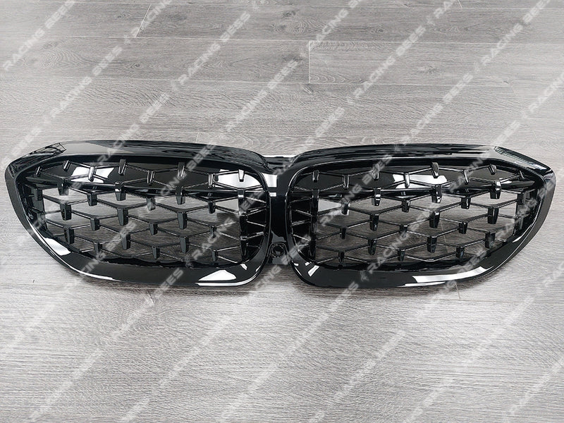 2019-2022 BMW G20 3 Series OEM Style Gloss Black Grille