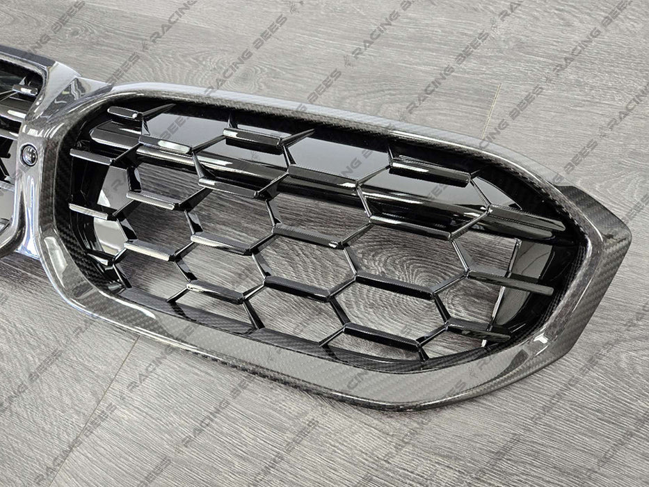 2023+ BMW G20 LCI  3 Series M340I Style Front Grille (CARBON FIBER)