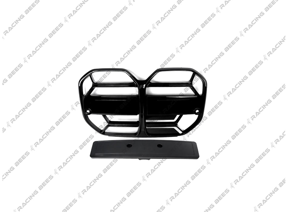 2021+ BMW G26 4 Series CSL Style Front Grille (Gloss Black)