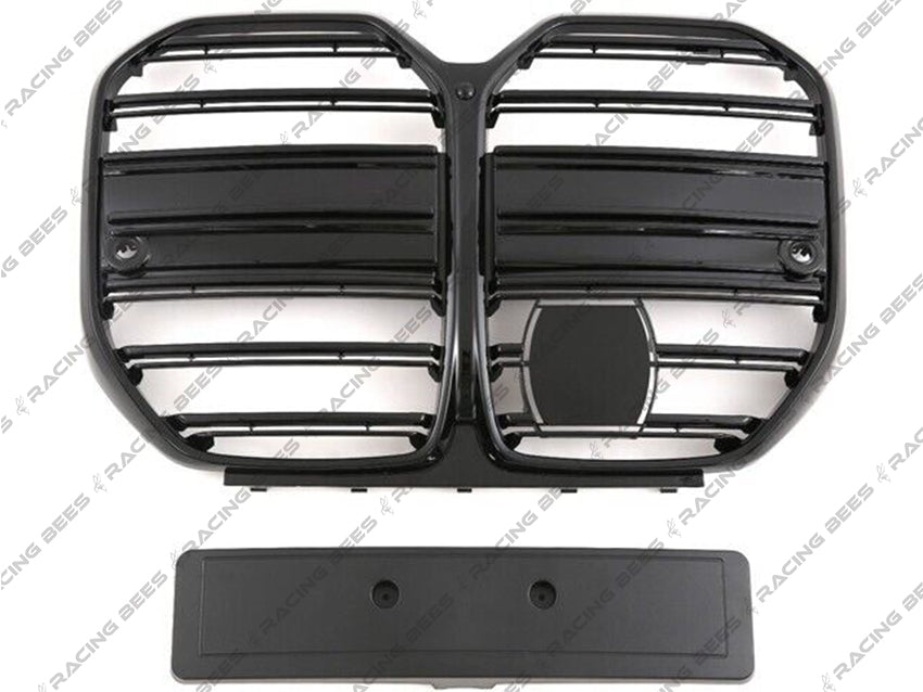2021+ BMW G26 4 Series M Style Front Grille (Gloss Black)