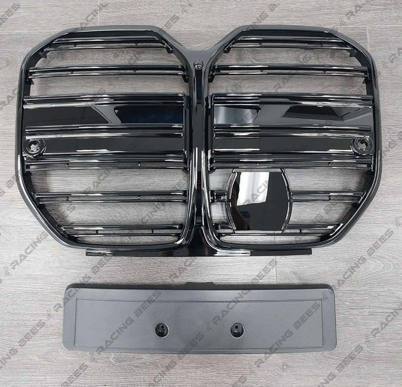2021+ BMW G26 4 Series M Style Front Grille (Gloss Black)