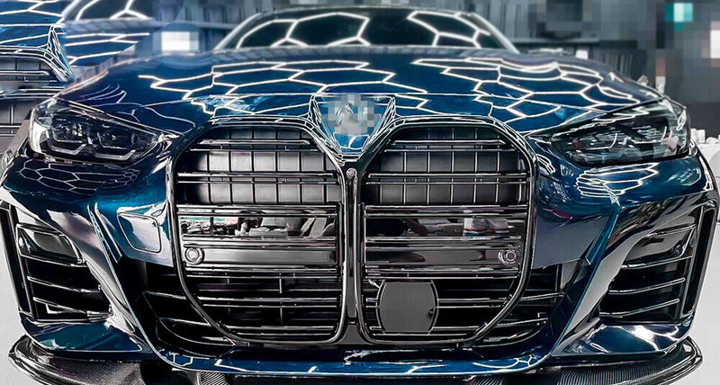 2021+ BMW G26 4 Series M Style Front Grille (Gloss Black)
