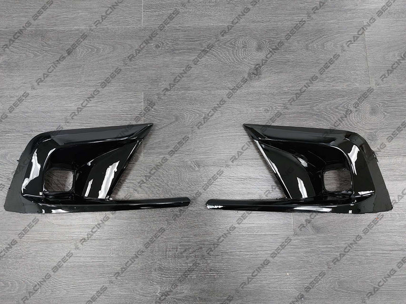 2022-2024 Honda Civic Type-R Style Lower Grille + Fog Covers (Black)