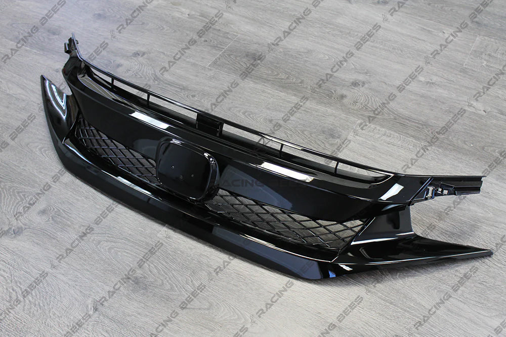 2019-2020 Honda Civic Type-R Style Front Grille (Black)