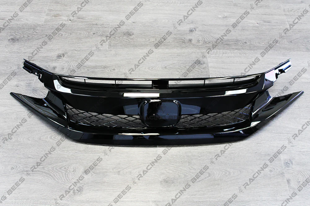 2019-2020 Honda Civic Type-R Style Front Grille (Black)