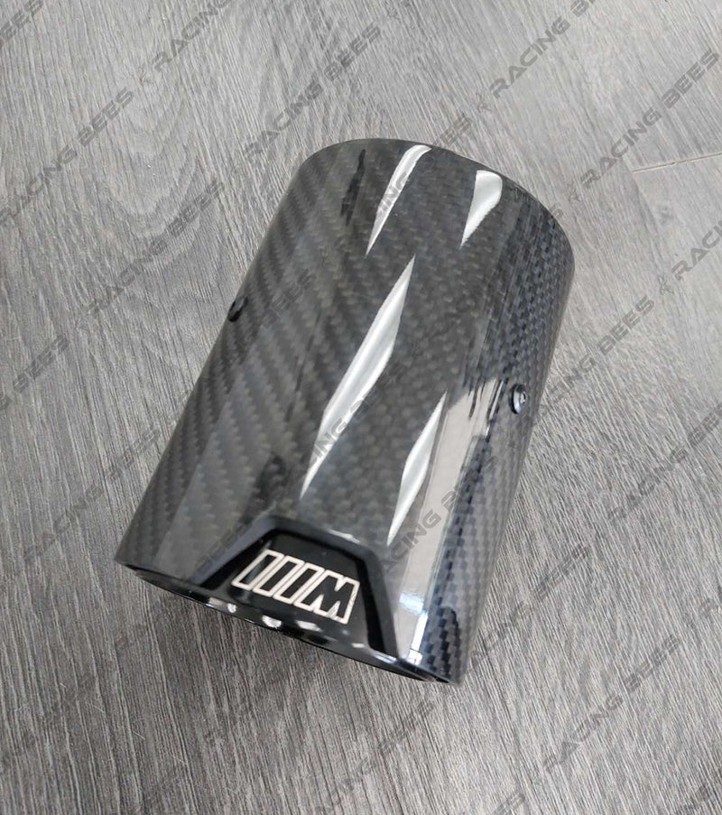 BMW M2/M3/M4 F8X Carbon Fiber M-Performance Stainless Steel - Single Exhaust Tip 1 Piece