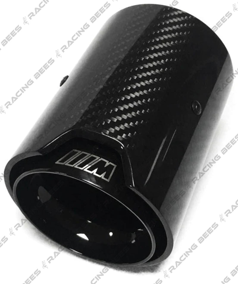 BMW M2/M3/M4 F8X Carbon Fiber M-Performance Stainless Steel - Single Exhaust Tip 1 Piece