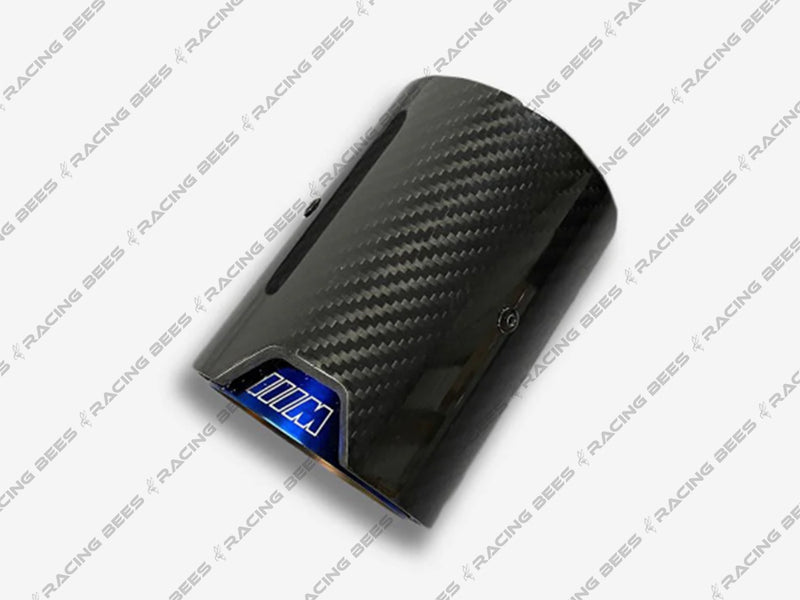 BMW M2/M3/M4 F8X Carbon Fiber M-Performance Stainless Steel - Single Exhaust Tip 1 Piece