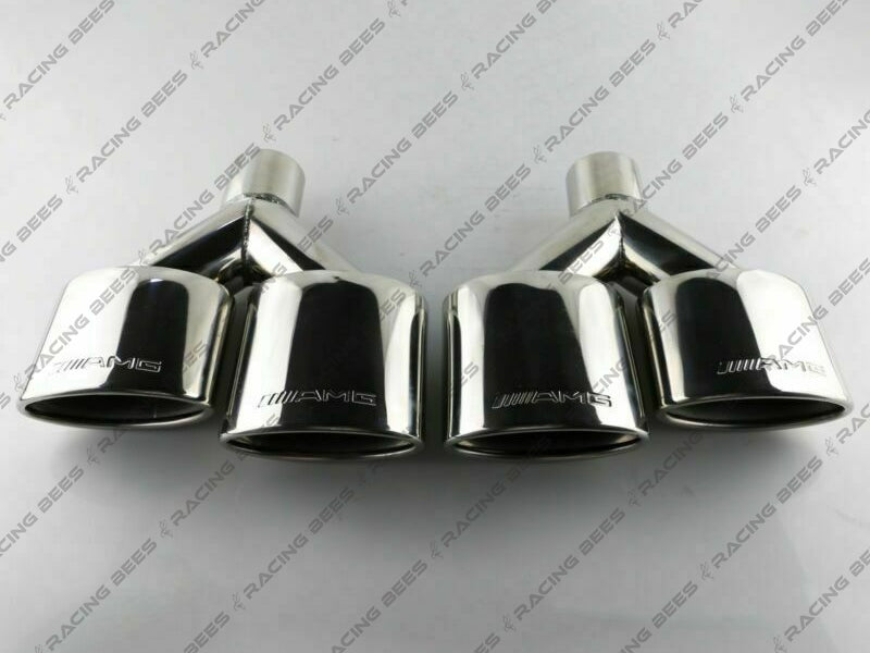 Mercedes-Benz W204 C-CLASS / W212 E-CLASS Universal fit AMG Style Quad Tips (One Pair)