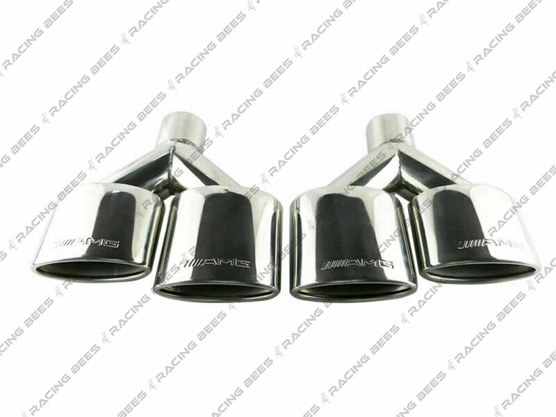 Mercedes-Benz W204 C-CLASS / W212 E-CLASS Universal fit AMG Style Quad Tips (One Pair)