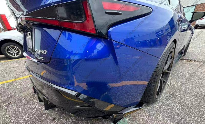 2021+ Lexus IS300 IS350 NA Style Rear Bumper Spats (BLACK)