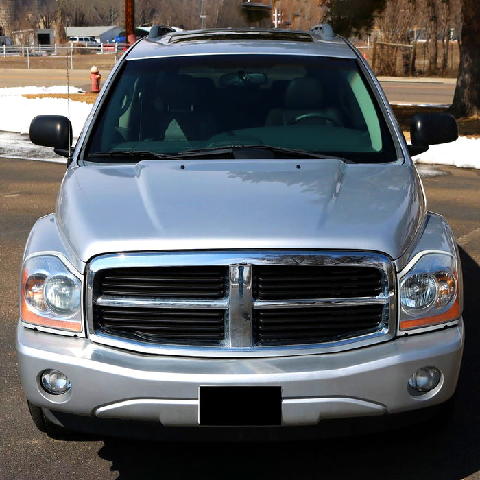 2004-2006 Dodge Durango Factory Style Headlights (Chrome Housing/Clear Lens)