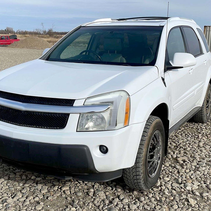 2005-2009 Chevy Equinox Factory Style Headlights with Sequential Switchback LED Bar Turn Signal (Chrome Housing/Clear Lens)