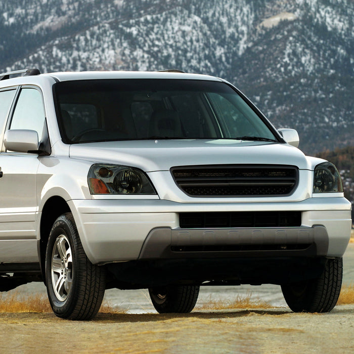 2003-2005 Honda Pilot Factory Style Headlight (Chrome Housing/Smoke Lens)