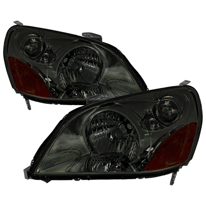 2003-2005 Honda Pilot Factory Style Headlight (Chrome Housing/Smoke Lens)