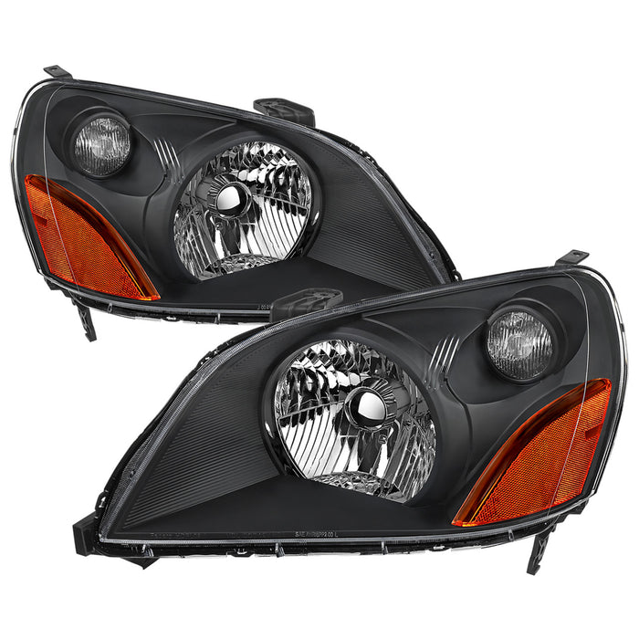 2003-2005 Honda Pilot Factory Style Headlight (Matte Black Housing/Clear Lens)