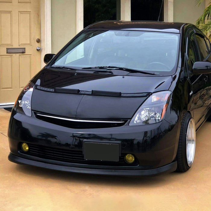 2006-2009 Toyota Prius Factory Style Headlights with Amber Reflector (Matte Black Housing/Clear Lens)