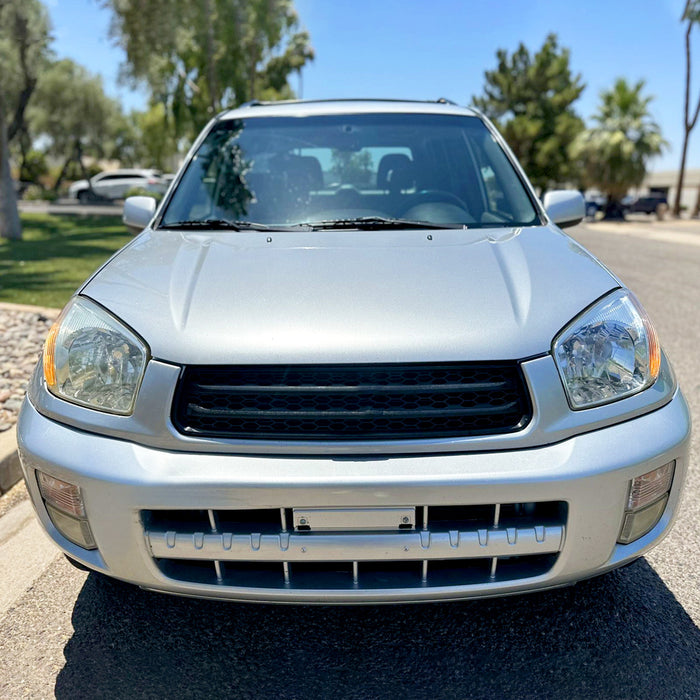 2001-2003 Toyota RAV4 Factory Style Headlights (Chrome Housing/Clear Lens)