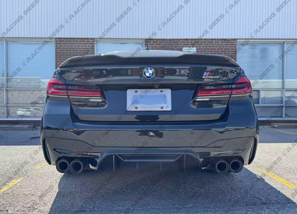 2017-2023 BMW G30/F90 5 Series/M5 Trunk Spoiler PRO Style (Carbon Fiber)
