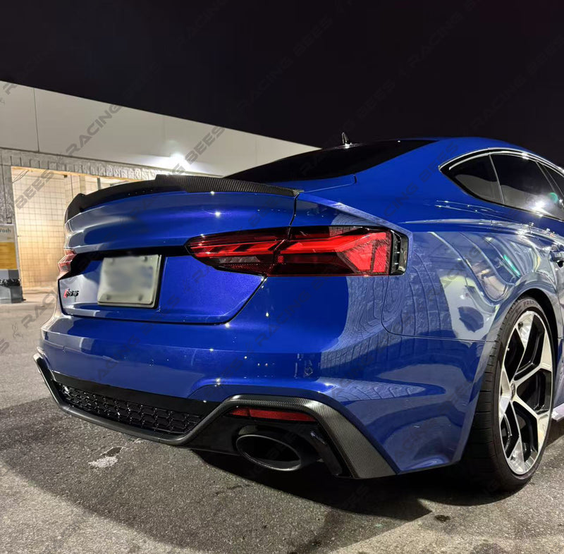 2018-2023 Audi B9 A5/S5/RS5 Sportback V Style Trunk Spoiler(Carbon Fiber)