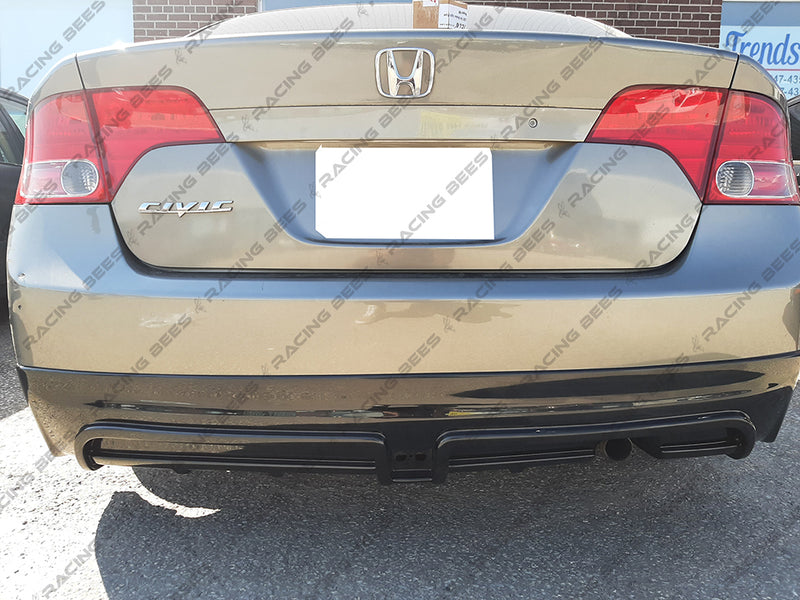 2006-2011 Honda Civic Sedan Mugen RR Style Rear Bumper Lip