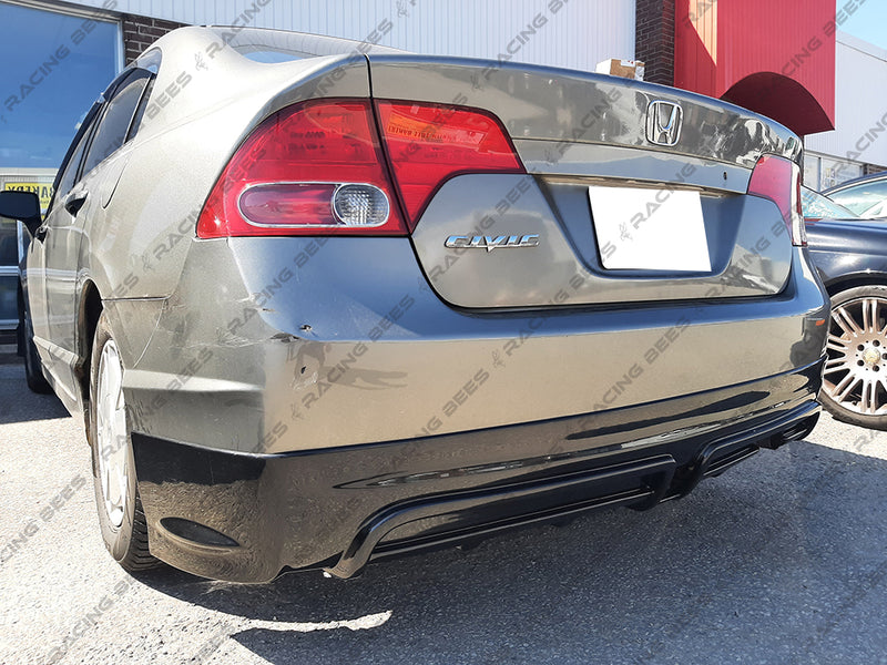 2006-2011 Honda Civic Sedan Mugen RR Style Rear Bumper Lip