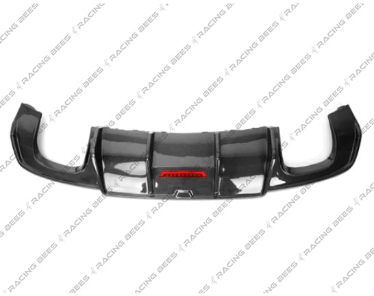 2017-2020 Audi 8V A3 S-Line/S3 TA Style Rear Diffuser (Carbon Fiber ...