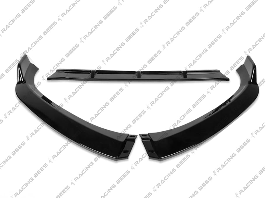 2017-2018 Audi A4 Base RS Style Front Bumper Lip (Black)