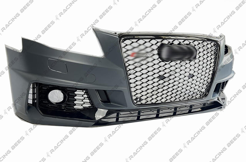 2009-2012 Audi A4 B8 RS4 V2 Style Front Bumper Conversion