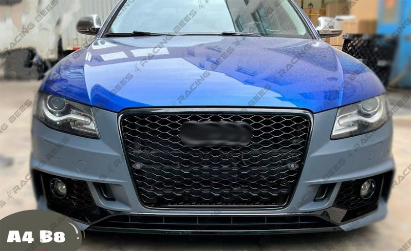 2009-2012 Audi A4 B8 RS4 V2 Style Front Bumper Conversion