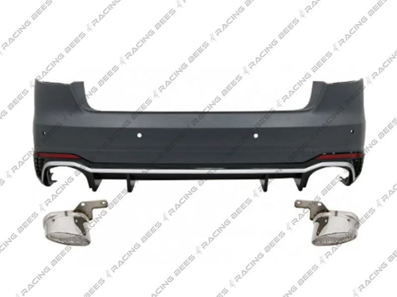 2017-2019 Audi A4 B9 RS4 Style Rear Bumper Conversion