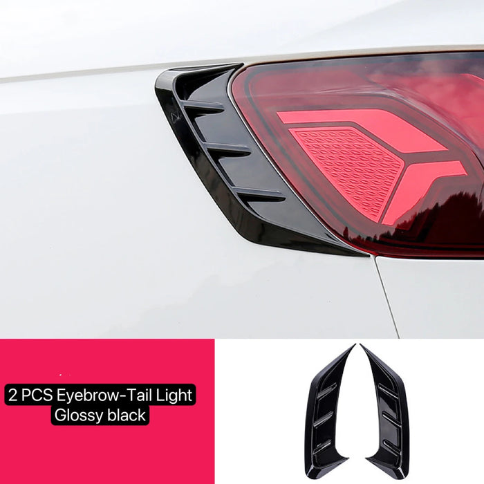 2020-2024 Audi A4/S4 B9.5  S-Line/S4 RS4 Style Headlamp/Rear Taillight Vent Trims (Black)
