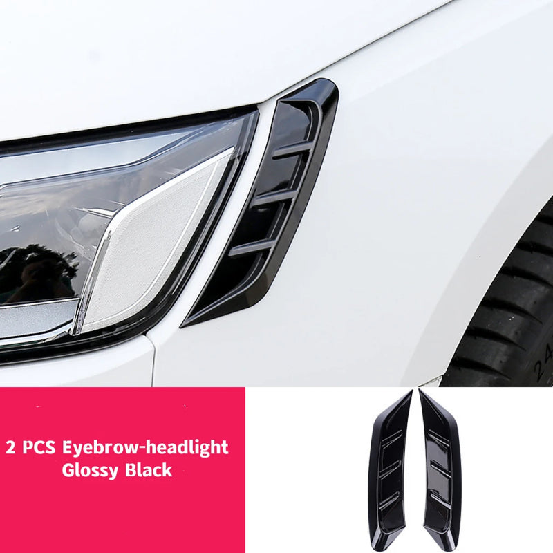 2020-2024 Audi A4/S4 B9.5  S-Line/S4 RS4 Style Headlamp/Rear Taillight Vent Trims (Black)