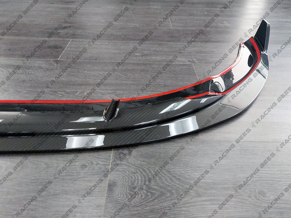 2020-2023 Audi A4/S4 B9.5 Front Bumper Lip (Carbon Fiber)