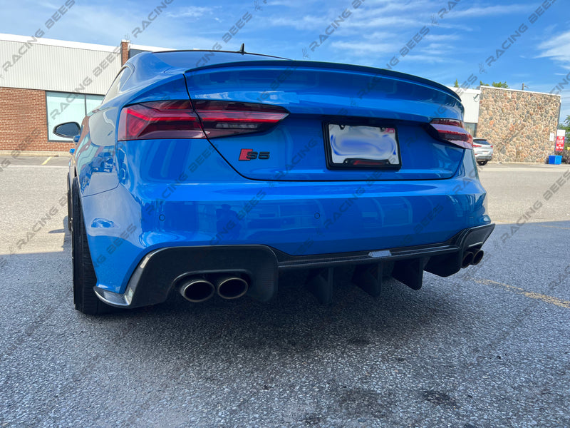 2020+ Audi B9.5 A5 S-Line/S5 BK Style Rear Diffuser (Carbon Fiber)